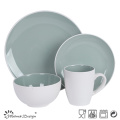 Steingut Bicolor Dinner Set